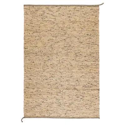 Tepih, ravno tkani, ručni rad natur/tamnoplava, 133x195 cm