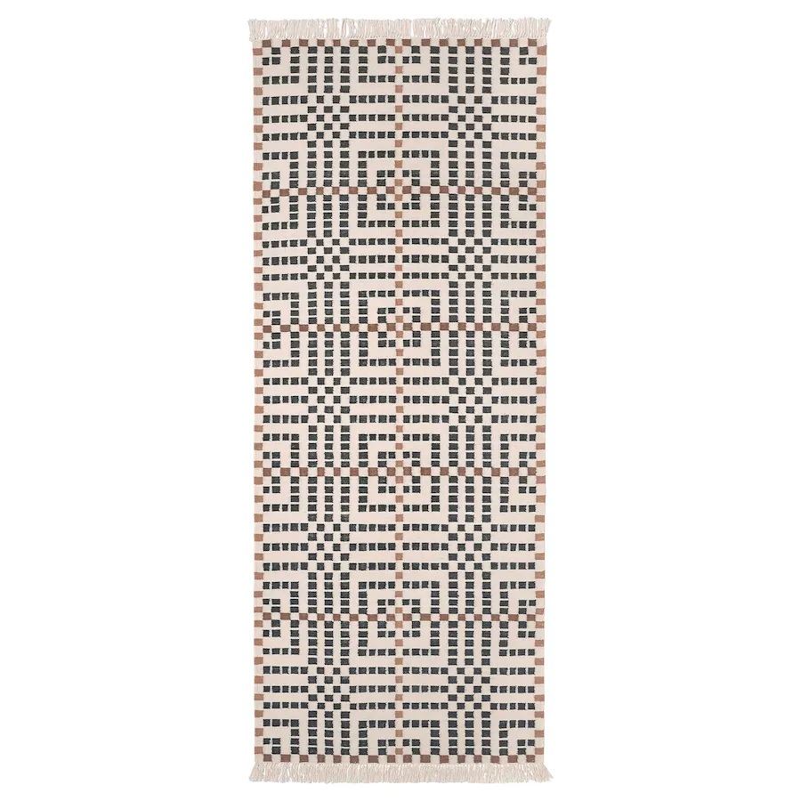Tepih, ravno tkani, ručni rad/raznobojno, 80x200 cm