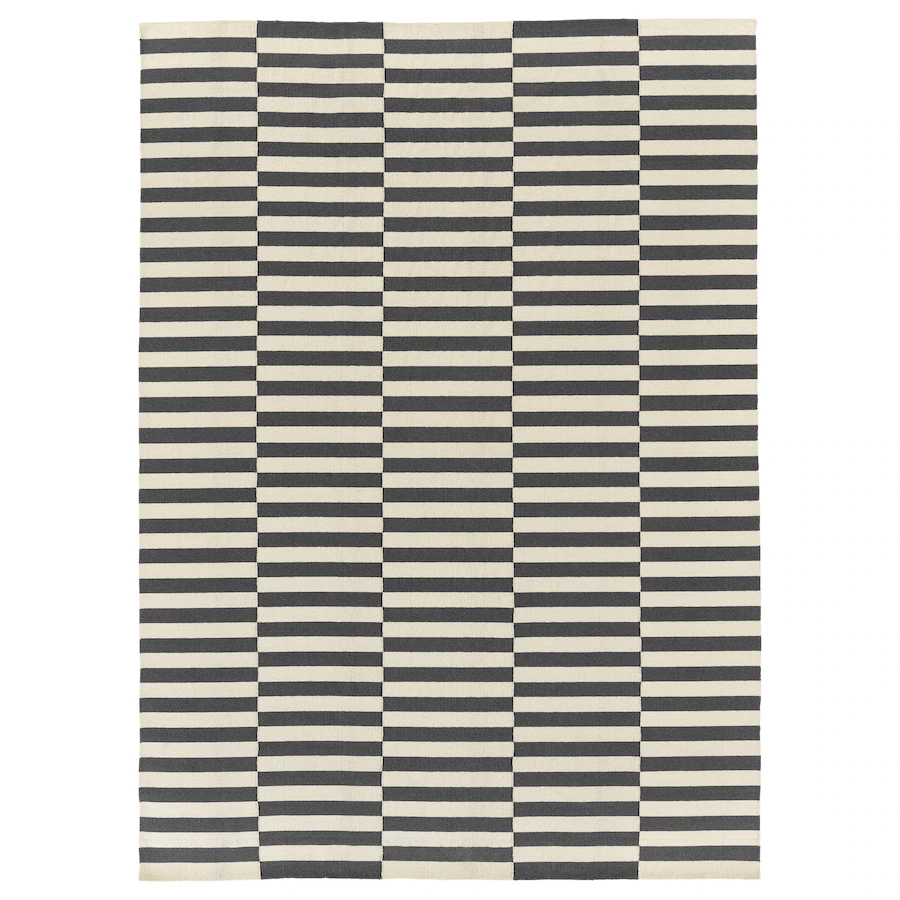 Tepih, ravno tkani, ručni rad/prugasto siva, 250x350 cm