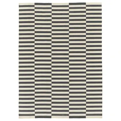 Tepih, ravno tkani, ručni rad/prugasto siva, 250x350 cm