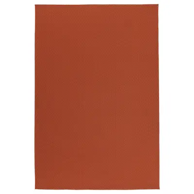Ravno tkani tepih, unutra/spolja, boja rđe, 200x300 cm