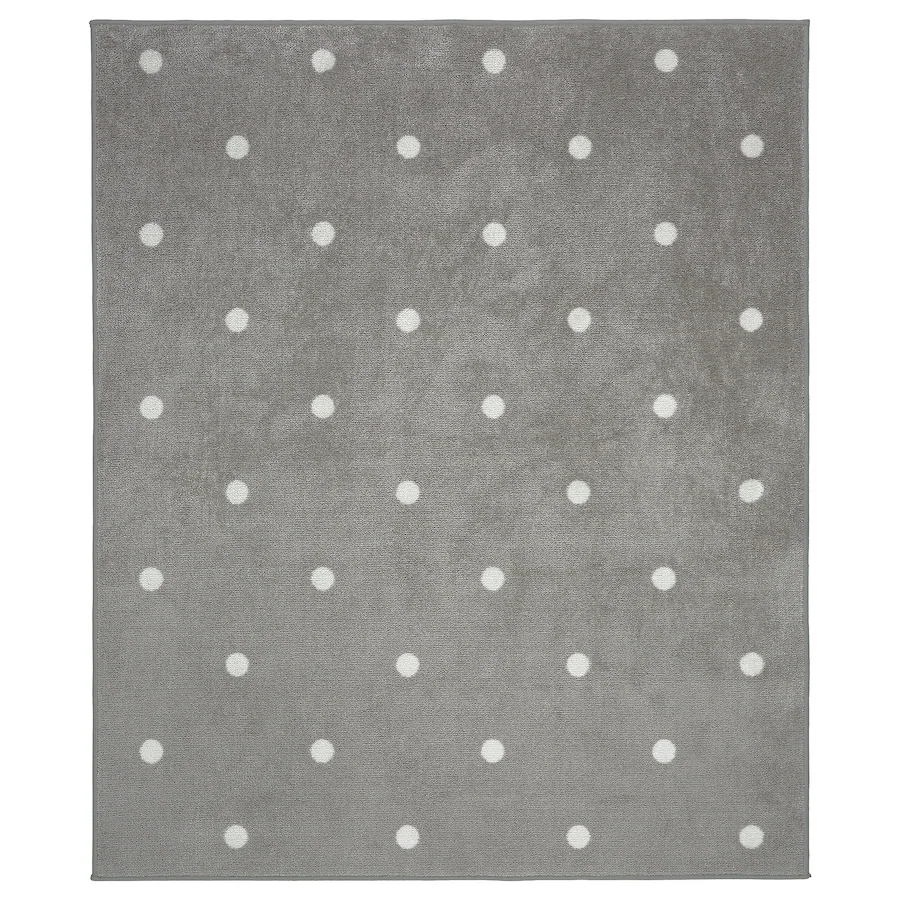 Tepih, tačkasto/siva, 133x160 cm