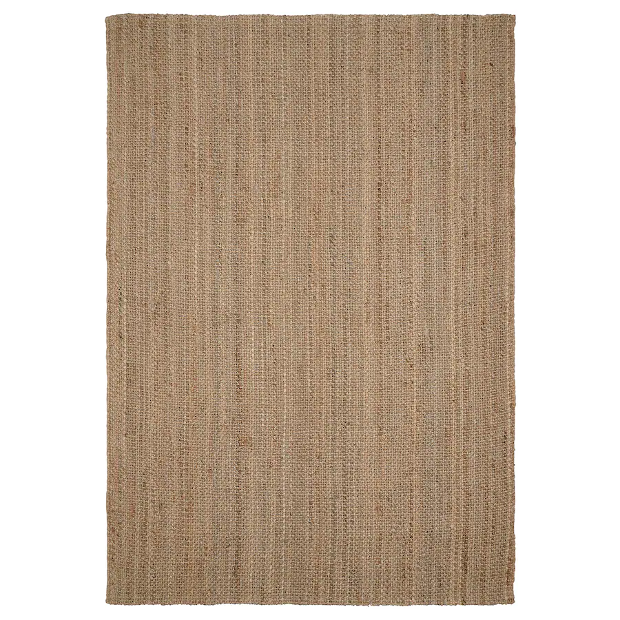 Tepih, ravno tkani, natur, 155x220 cm