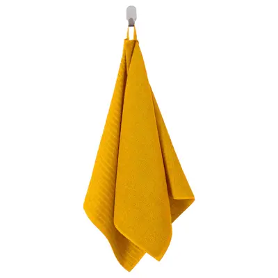 Peškir za ruke, zlatno-žuta, 50x100 cm