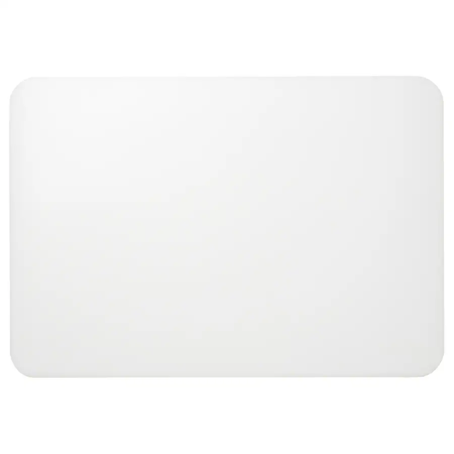 Podloga za radni sto, bijela/providno, 65x45 cm