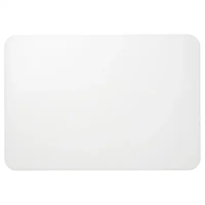 Podloga za radni sto, bijela/providno, 65x45 cm