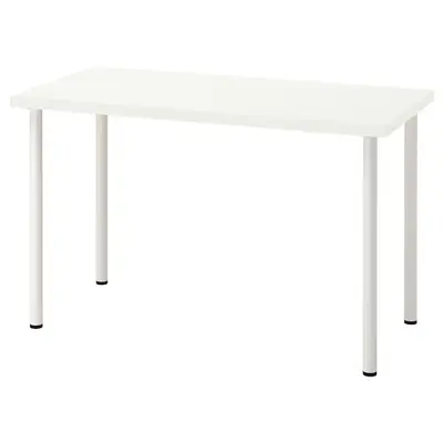 Radni sto, bijela, 120x60 cm