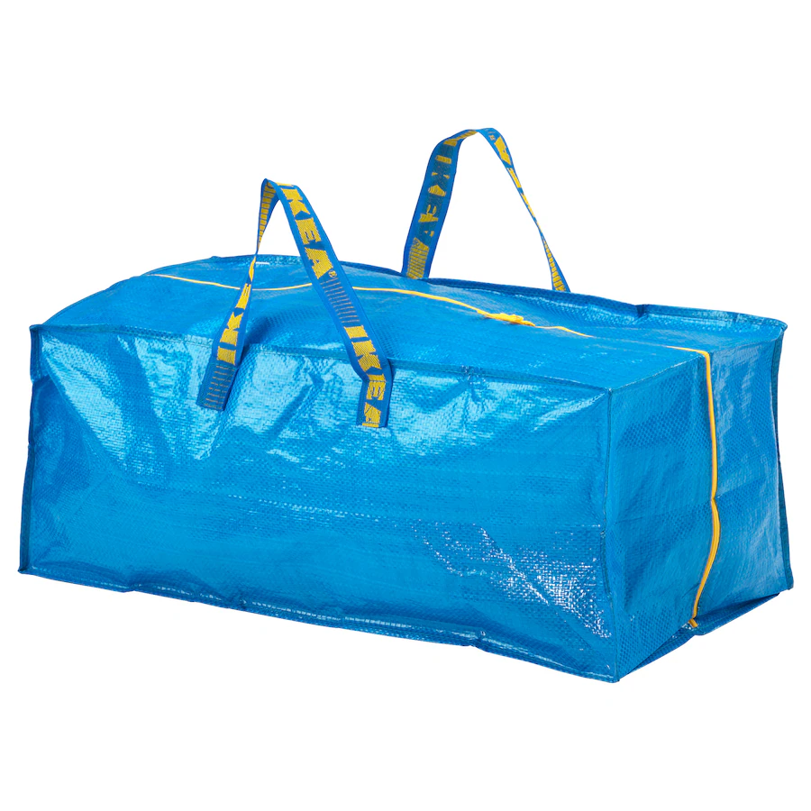 Vreća za kolica, plava, 73x35x30 cm 76 l