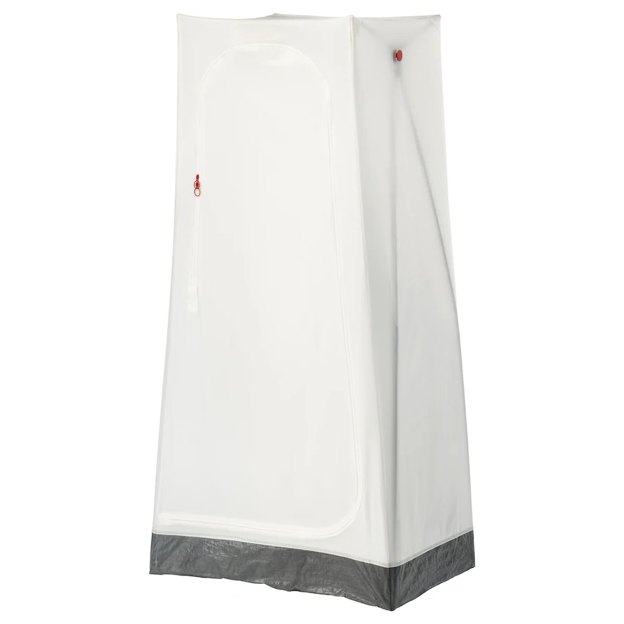 Garderober, bijela, 74x51x149 cm