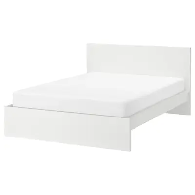 Okvir kreveta, visoki, bijela/Luröy, 160x200 cm