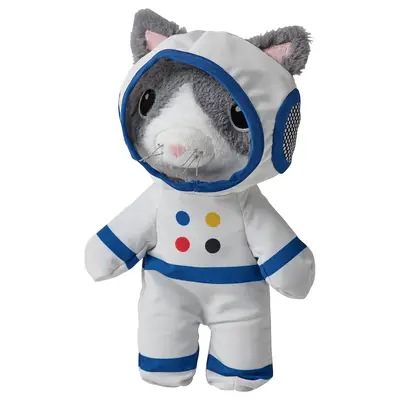 Plišana igračka u odijelu astronauta, mačka, 28 cm