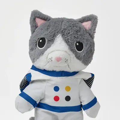 Plišana igračka u odijelu astronauta, mačka, 28 cm