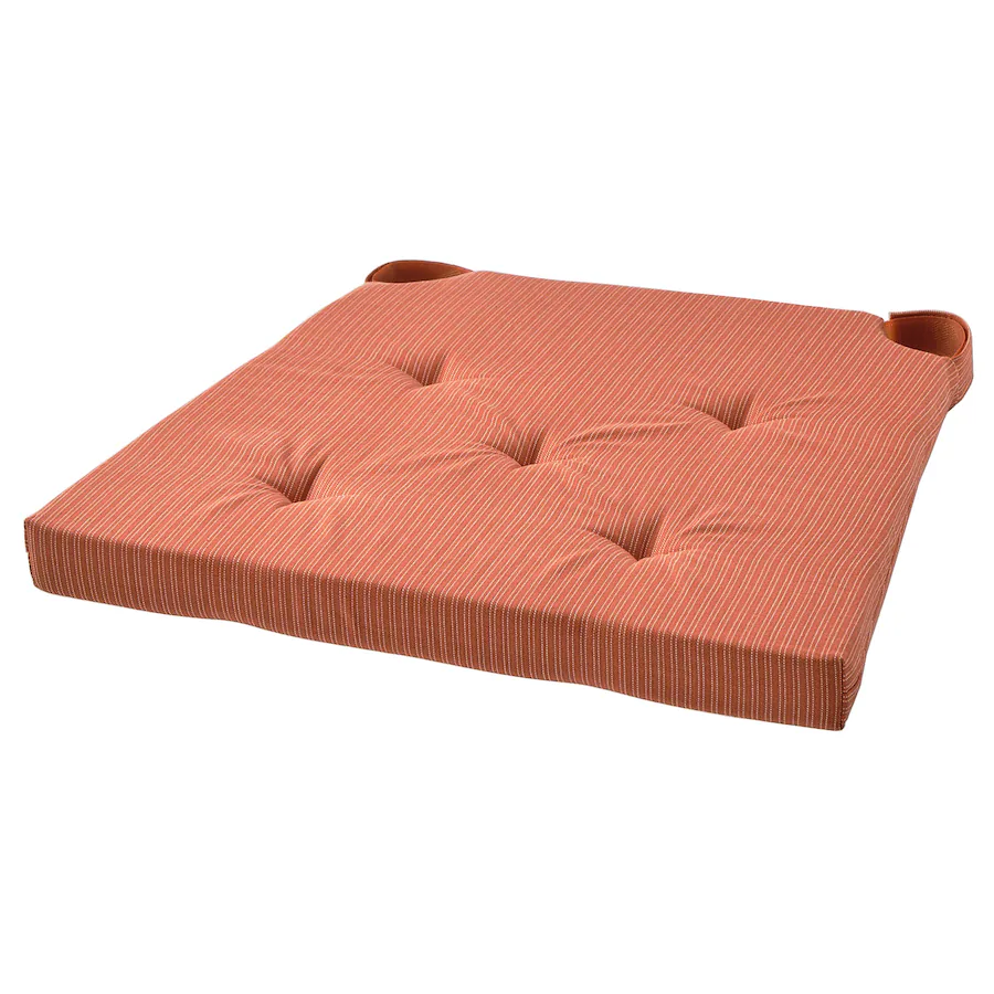 Jastuk za stolicu, narandžasta, 42/35x40x4 cm