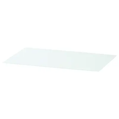 Staklena ploča, bijela, 80x48 cm