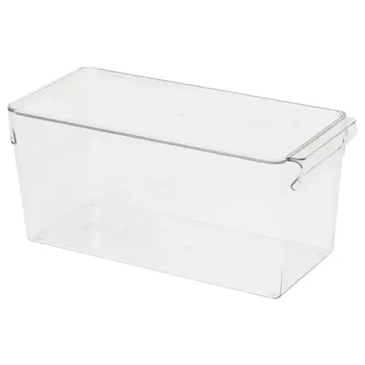Kutija za odlaganje za frižider, providno, 32x14x15 cm