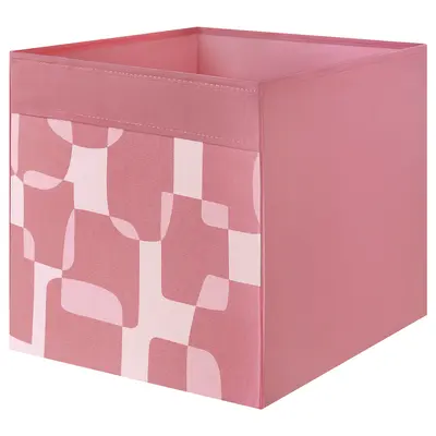 Kutija, roze/bijela, 33x38x33 cm