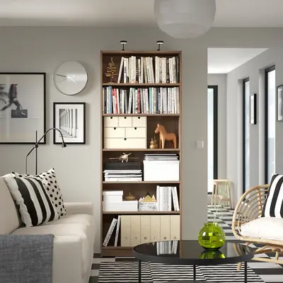 Biblioteka, im. hrastovine, 80x28x202 cm