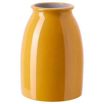 Vaza, jarkožuta, 21 cm