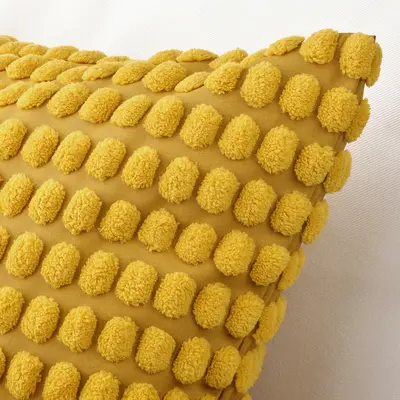 Navlaka za jastučić, žuta, 50x50 cm