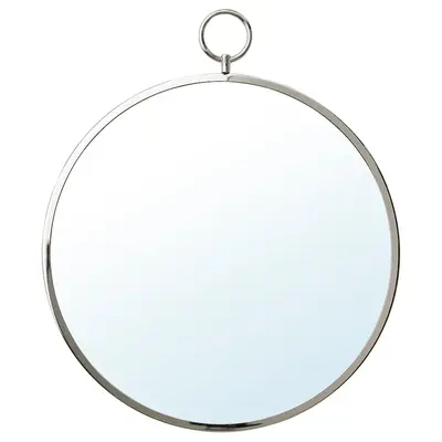 Ogledalo, srebrna, 25 cm