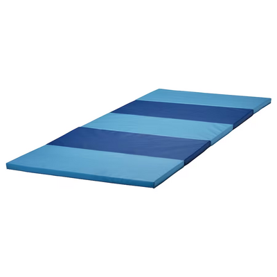 Sklopiva podloga za gimnastiku, plava, 78x185 cm