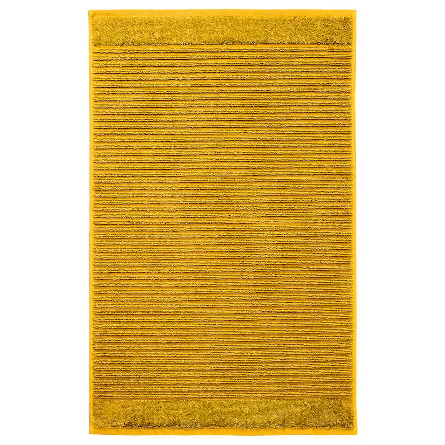 Kupatilska prostirka, zlatno-žuta, 50x80 cm