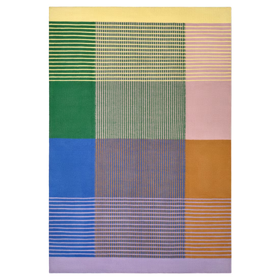 Tepih, ravno tkani, raznobojno, 155x220 cm