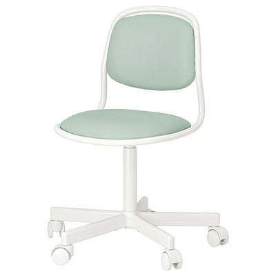 Radna stolica za djecu, bijela/Vissle svetlozelena