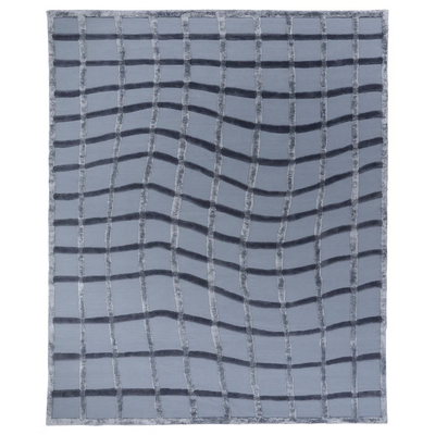 Tepih, ravno tkani, svijetloplava/ručni rad, 240x300 cm