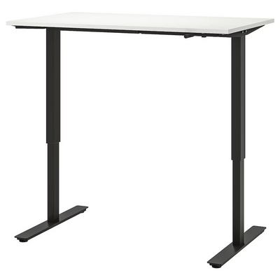 Podesivi radni sto, bijela/boja antracita, 120x70 cm