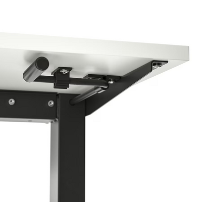 Podesivi radni sto, bijela/boja antracita, 120x70 cm
