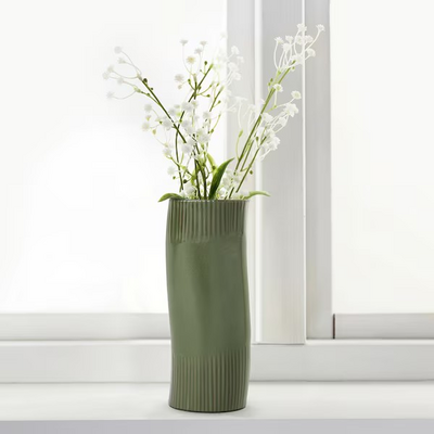 Vaza, tamnozelena, 21 cm