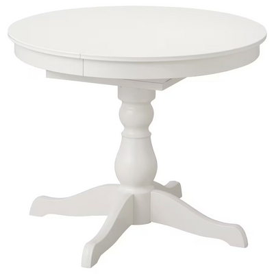 Produživi sto, bijela, 90/125 cm