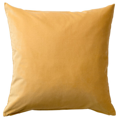Navlaka za jastučić, zlatno-smeđa, 50x50 cm