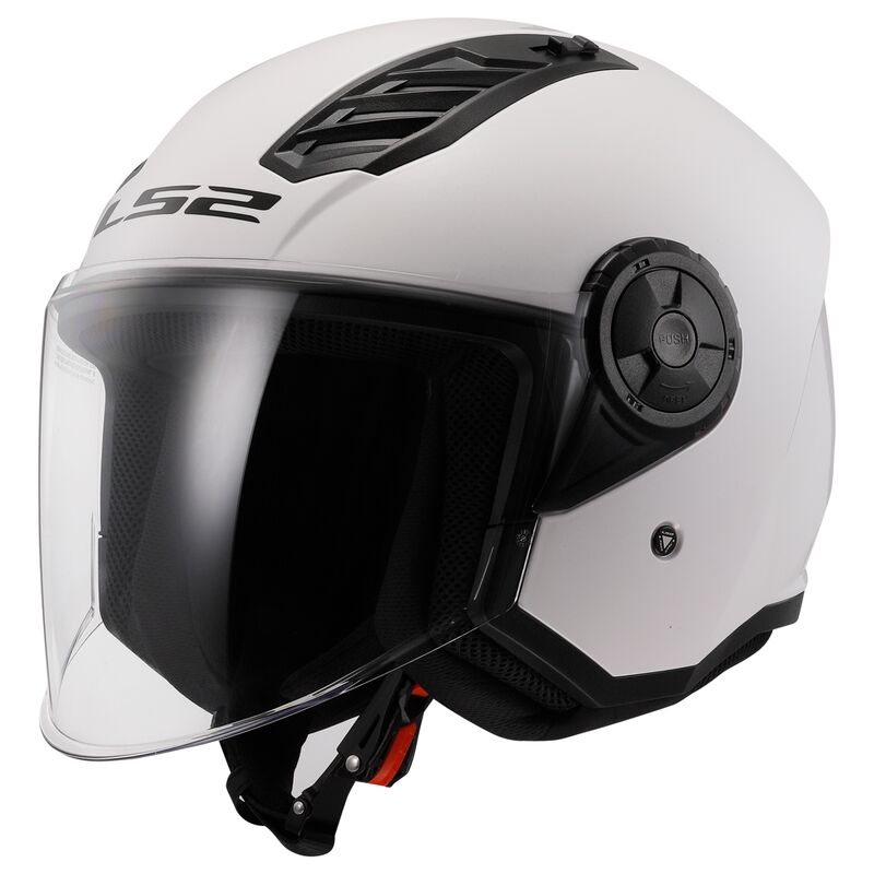 LS2 OF558 SPHERE II SOLID GLOSS WHITE-06 XL KACIGA