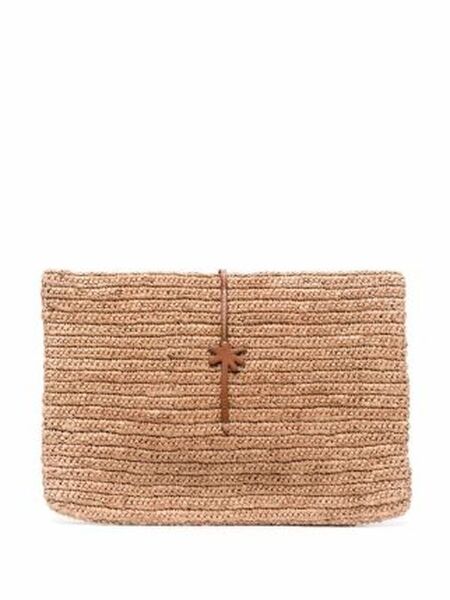 Raffia Clutch