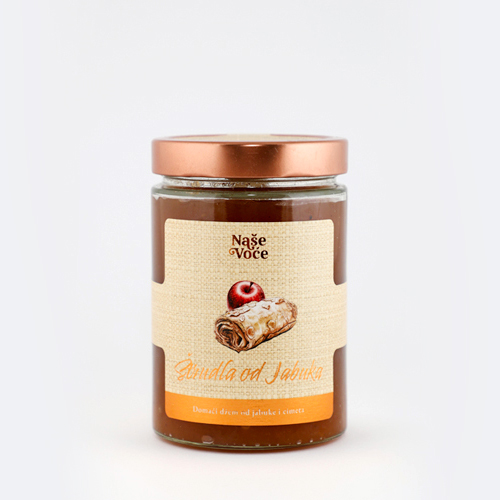 Dzem Strudla od Jabuka 375gr Nase Voce