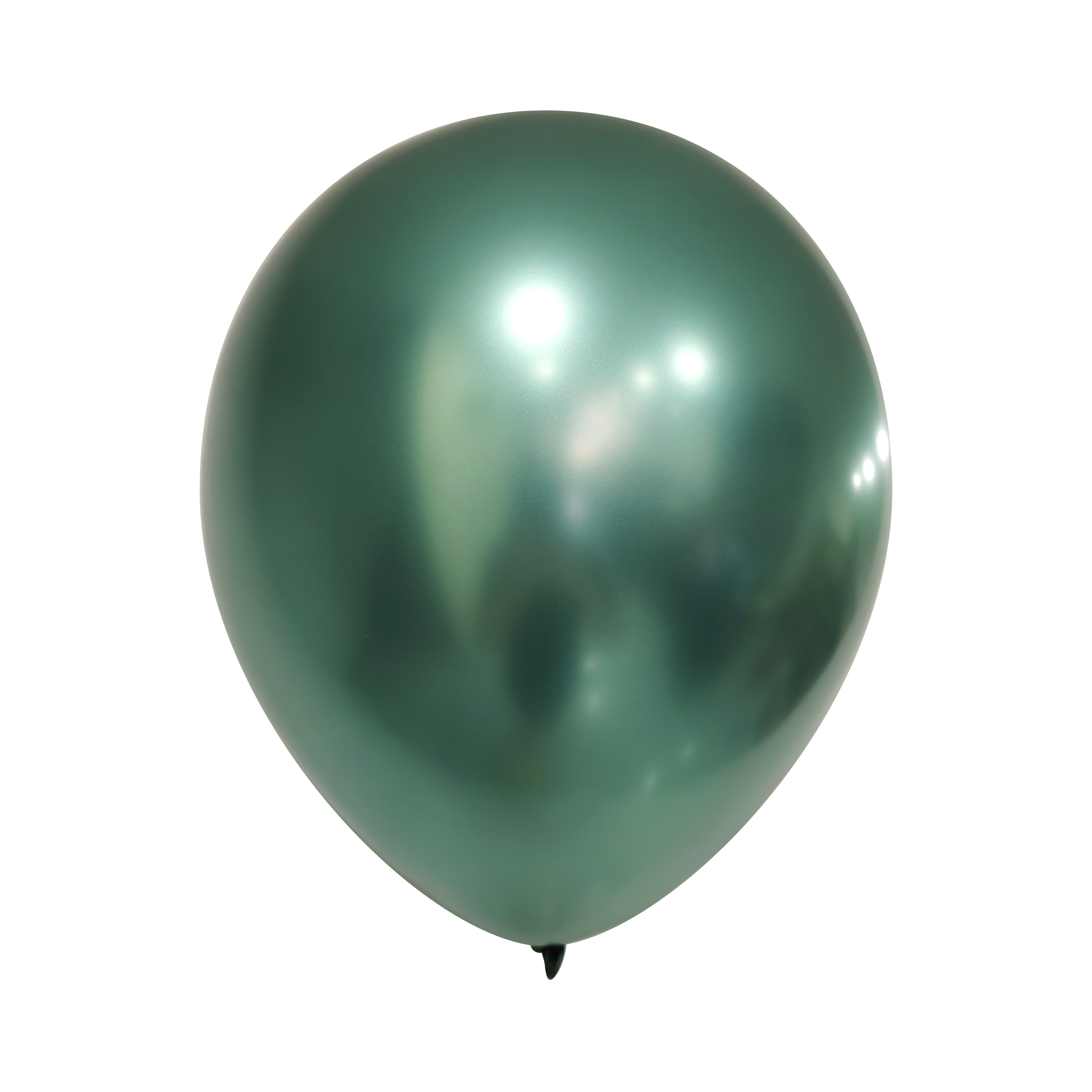 Balon lateks BLACKISH GREEN chrome 12i