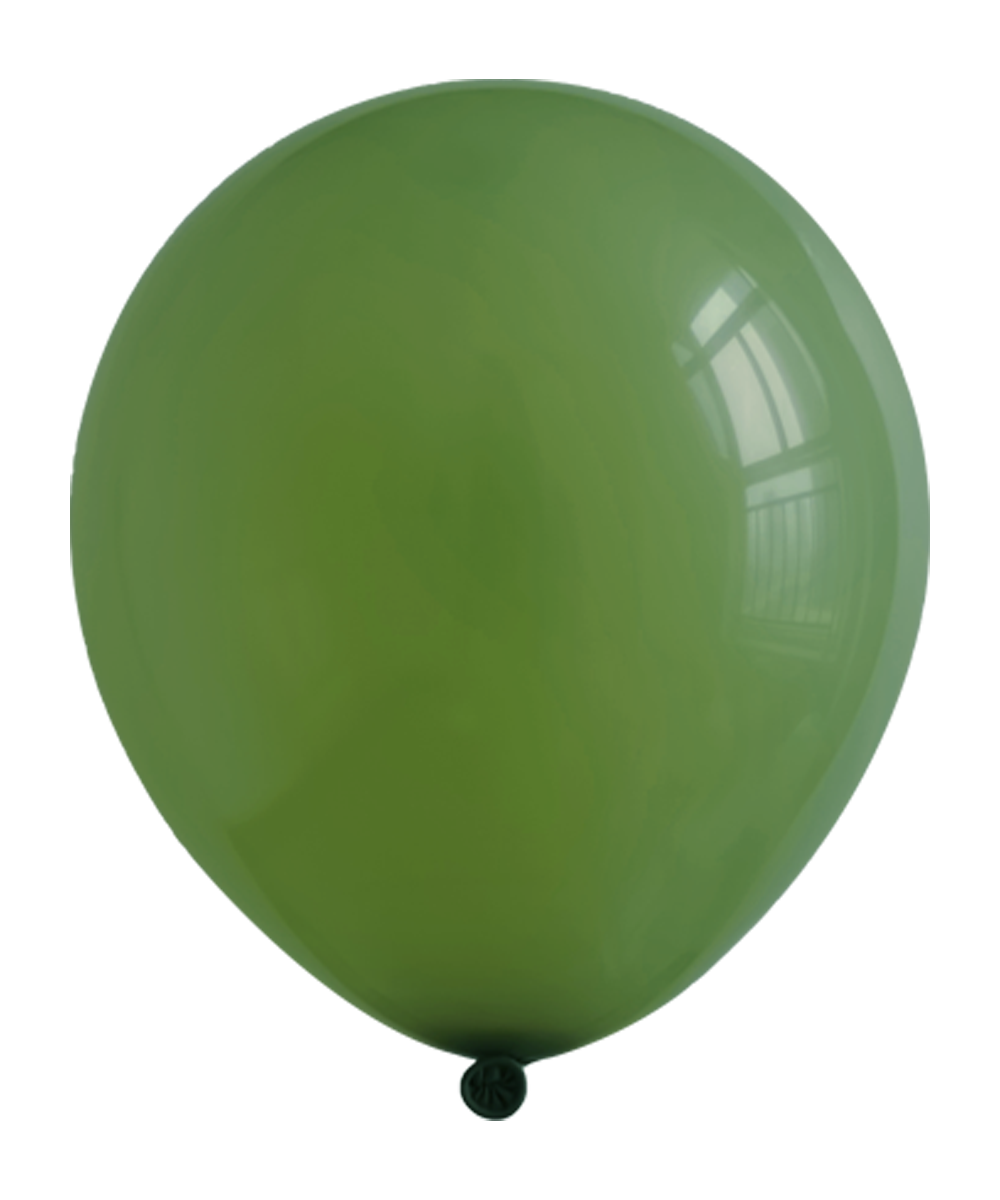 Balon lateks AVOCADO GREEN pastel retro 5i