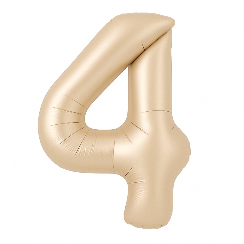 Balon BROJ 4 karamela 40 inča E