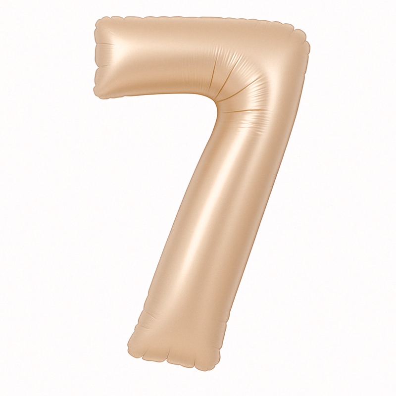 Balon BROJ 7 karamela 40in. E