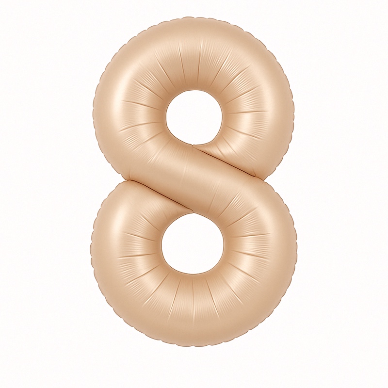 Balon BROJ 8 karamela 40 inča E