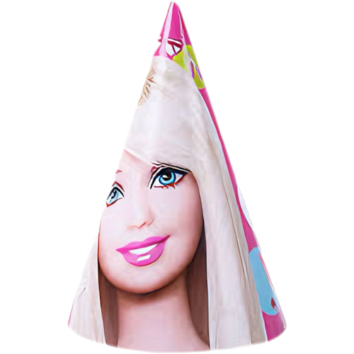 Kape papirne BARBIE 6kom