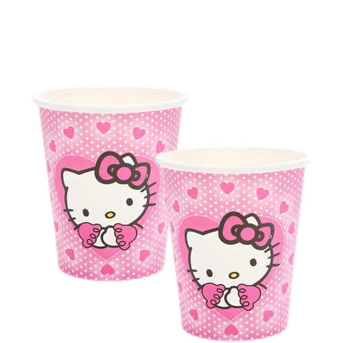 Čaše papirne HELLO KITTY 10kom