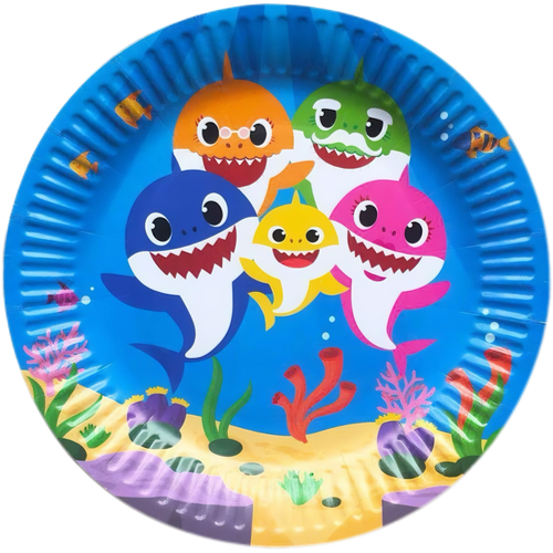 Tanjiri papirni BABY SHARK 10kom