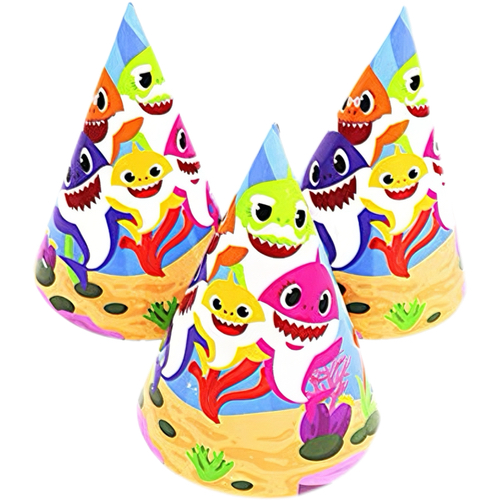 Kape papirne BABY SHARK 6kom