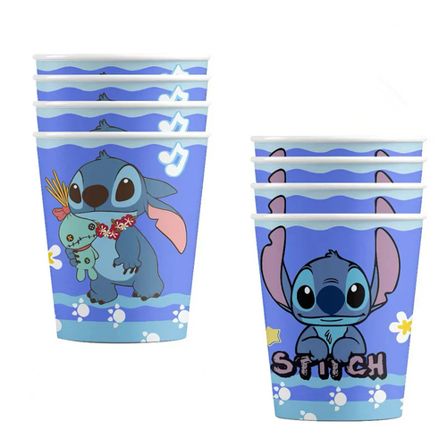 Čaše papirne STITCH ALOHA 10kom