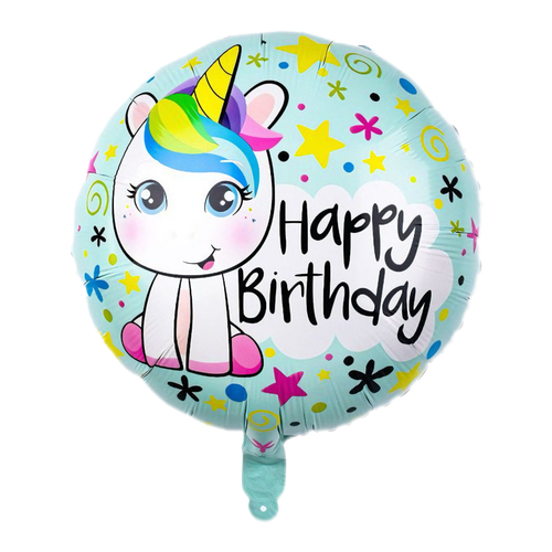 Balon HB Jednorog Beba okr. 18” A