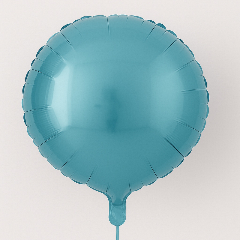 Balon KRUG jednobojni svjetlo-plavi 18