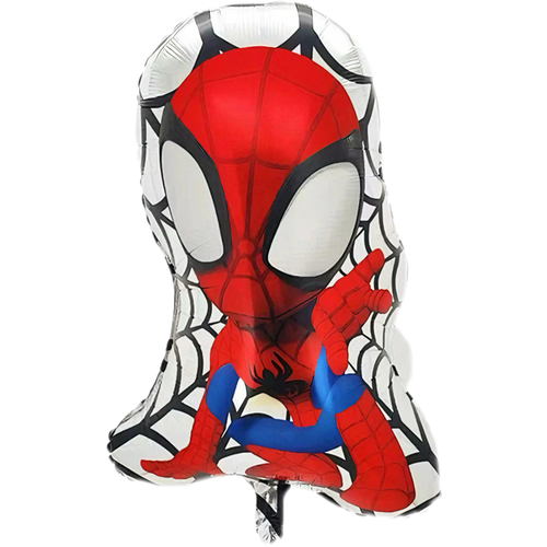 Balon Spiderman Web srebrni fig. C